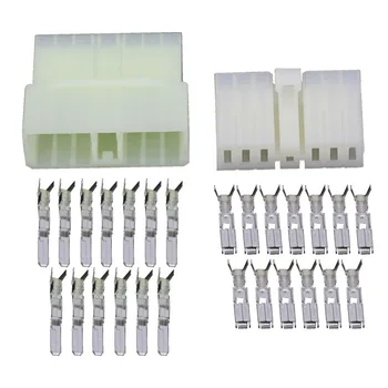 

13 Pin plastic parts car connector automotive audio plug with terminal DJ7132-3-11/21, 172498-1 13P