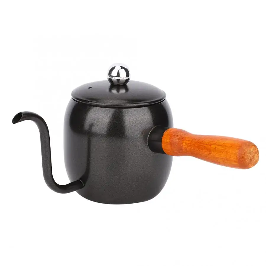 Household Stainless Steel Coffee Pot Coffee Drip Kettle Teapot Long Spout Kettle 500ml Milk Jug For Coffee