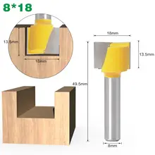  1pc 8mm Cleaning bottom Engraving Bit solid carbide router bit Woodworking Tools CNC milling cutter endmill for wood 
