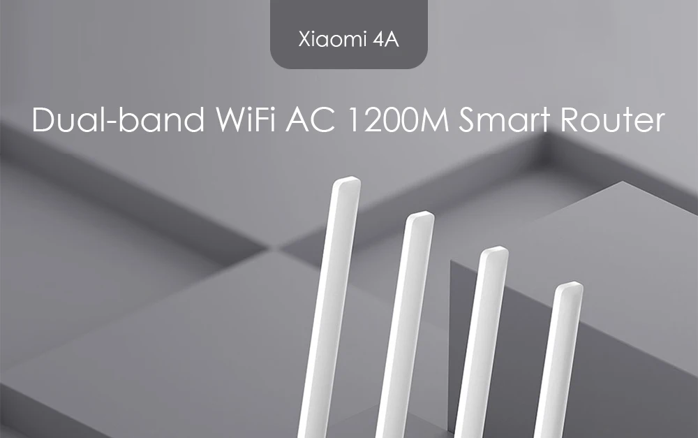 Xiaomi 4A WiFi роутер 2,4 ГГц 5 ГГц двухдиапазонный AC1200M смарт-роутер двойной радиатор 16 Мб rom+ 64 Мб cv6 умное управление