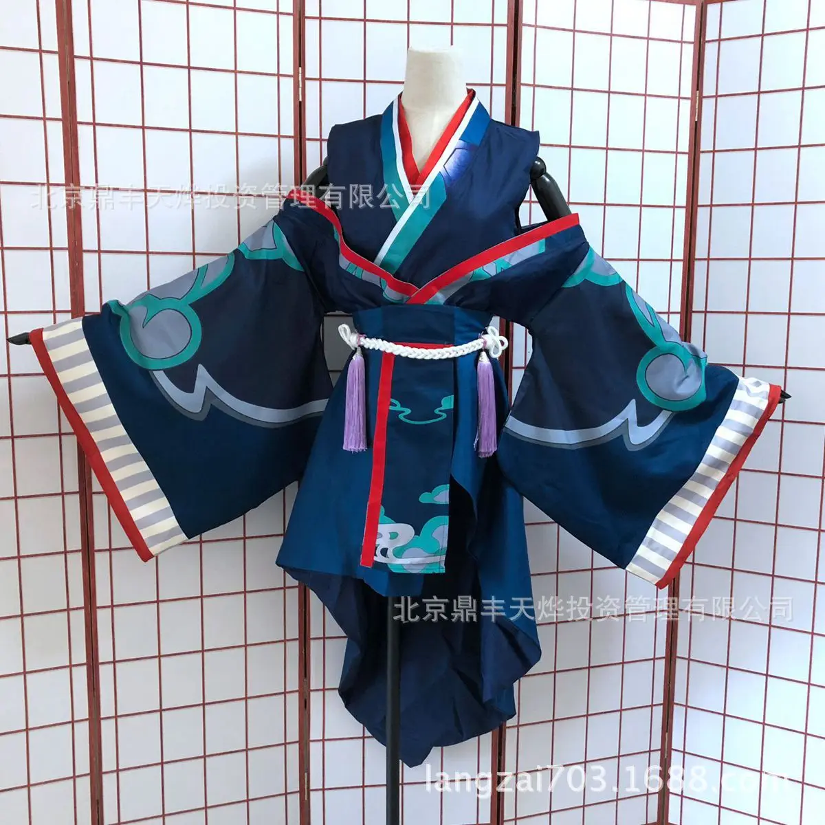 Onmyoji Yan Luo SR косплей костюм красивая кожа очень редуктивное платье+ серьги