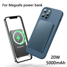 15w magsafing magnético power bank carregador sem fio para iphone 12 pro max mini pd qc 20w rápido carregamento sem fio magsafe powerbank