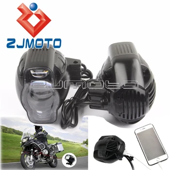 

USB Charge Motorcycle LED Fog Spot Lights Driving Headlights Projector Universal For Harley Honda Triumph BMW Chopper Bobber