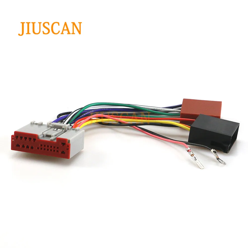 JIUSCAN 12-135 ISO радио жгут проводов адаптер Разъем для FORD Fusion 2002-2005 Fiesta 2003-2005 для LAND ROVER freelander