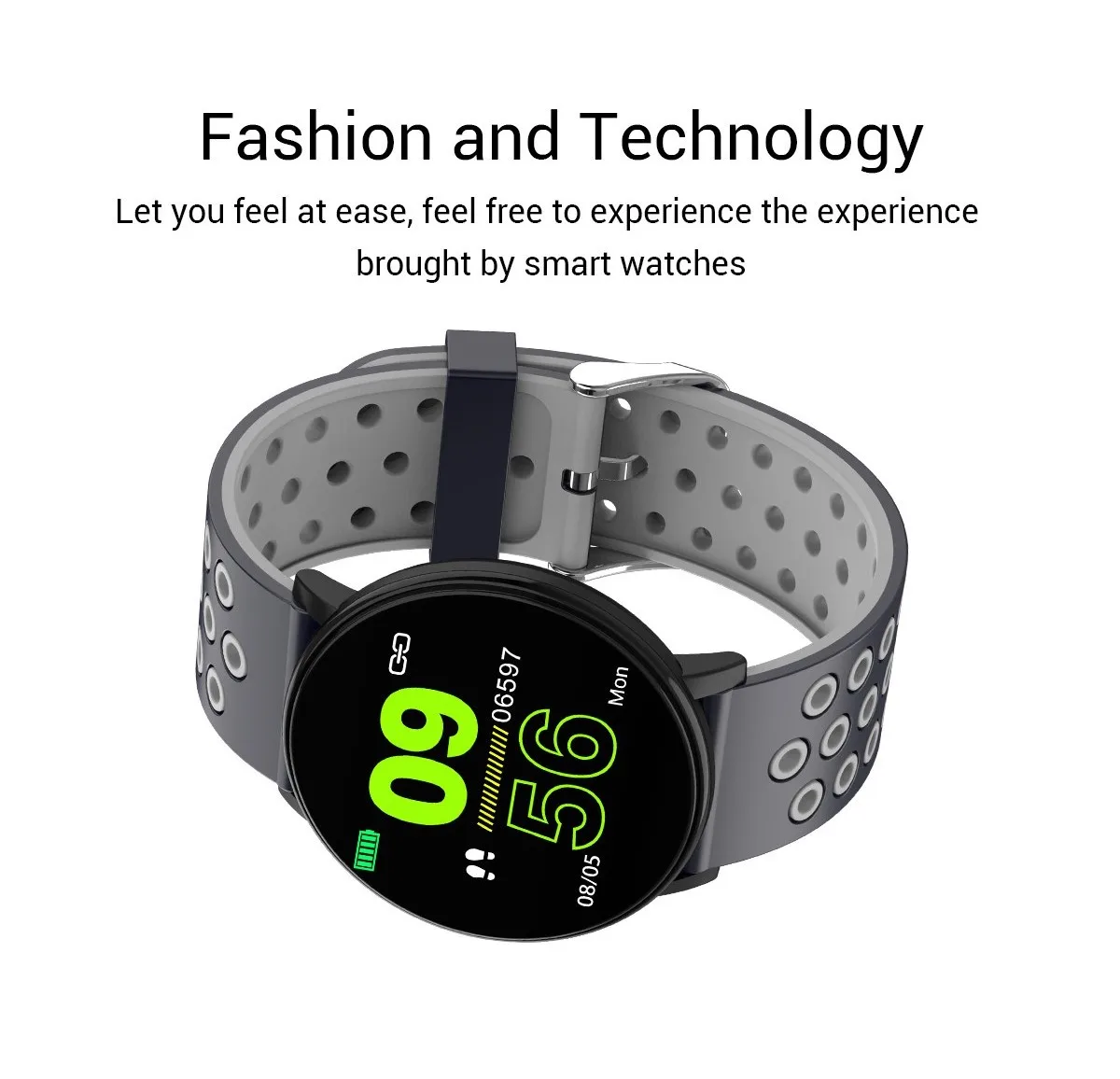 Inteligente para Android Relógio de Pressão Redondo à Prova Ios para Mulheres Relógio Homens Arterial Dwaterproof Água Smartver Mulher Esporte Saúde Inteligente Pulseira w8 4 mulheres homens relógio de pressão arterial redondo