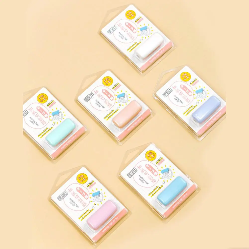 Мини клей Washi Бумага установка для мерной отрезки ленты резак Kawaii Портативный Jack школьной
