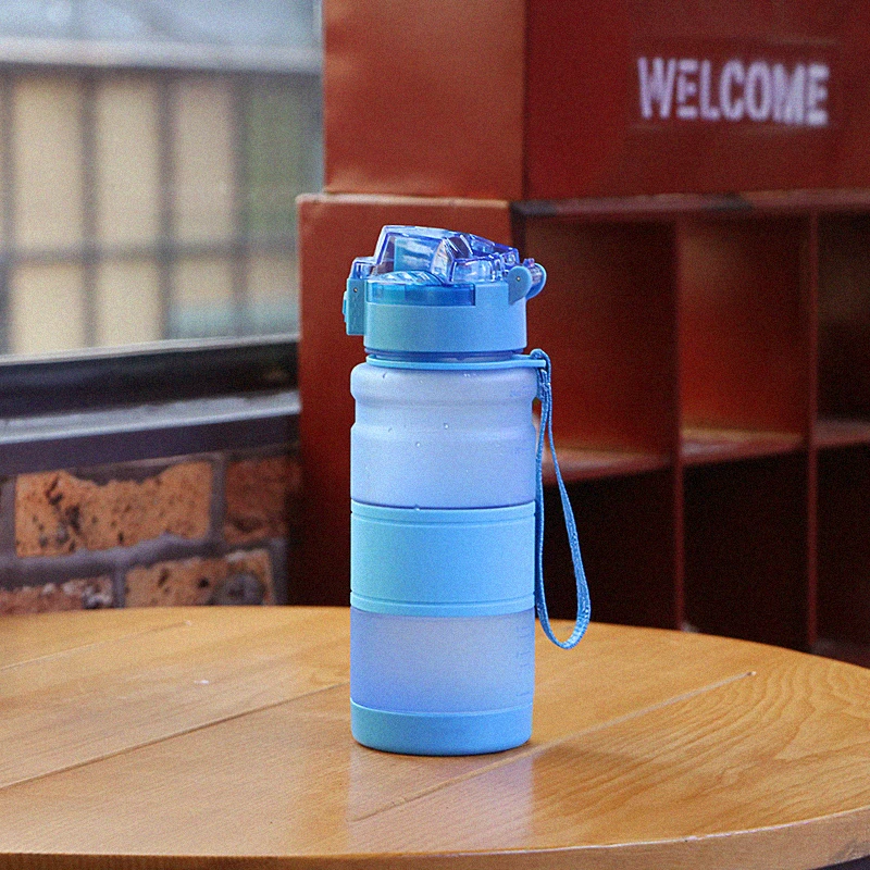 

Zounich Blue Sports Water Bottle Best Reusable Protein Shaker Bpa Free Water Bottle Hiking Cycling Gym Bottle botella de agua
