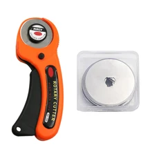 45mm deri el sanatları döner kesici deri kesme aleti kumaş kesici dairesel bıçak DIY Patchwork dikiş kapitone kesme aracı 8
