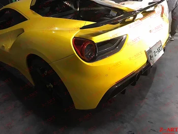 

Z-ART for Ferrari 488 carbon fiber rear diffuser carbon fiber rear lip for Ferrari 488 spider for Ferrari 488 GTB rear chin