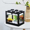 Mini Multicolor Stackable Building Blocks Ecological Creative Aquarium Fish Spider Tank Small Reptile Pet Box Home Decoration 1