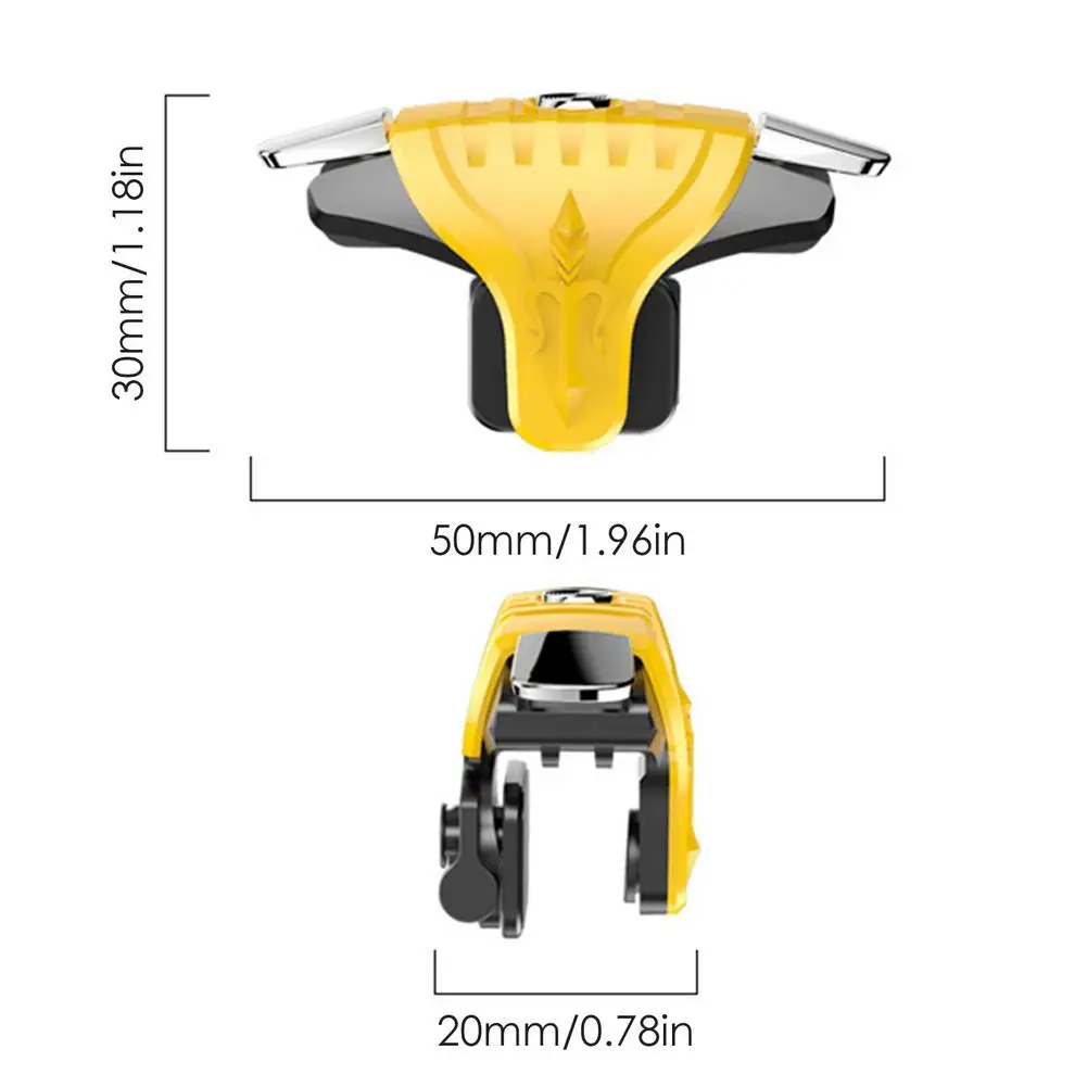 For F01 Mechanical Axis Mouse Button No Delay Stable Alloy Button Universal Portable Gamepad Auxiliary Button Game Accessories