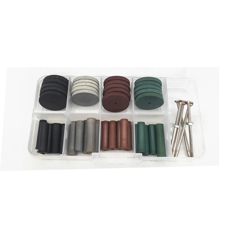 

Dental laboratory products Dental Silicone Rubber Polishing Grinding Wheels Burs Coarse Fine Ultra Fine 5 Shank Mandrel 2.35mm