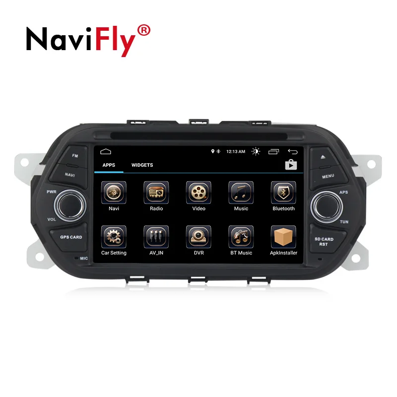 Best Navifly Android 8.1 Car Multimedia DVD Radio Player for FIAT TIPO EGEA 2015 2016 2017 with BT Wifi GPS navigation audio radio FM 1