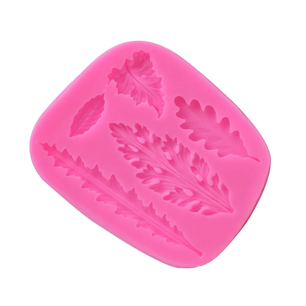 Sugarcraft лист силиконовая форма помадка формы для пирожных сделай сам украшения инструменты Конфеты Смолы глины шоколадные формы для мастики 11x8,7x1 cm