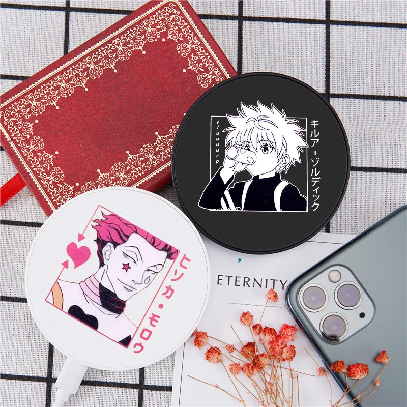 Hunter X Anime Wireless Charger for Iphone/Airpods Portable Samsung Huawei Xiaomi | Мобильные телефоны и аксессуары