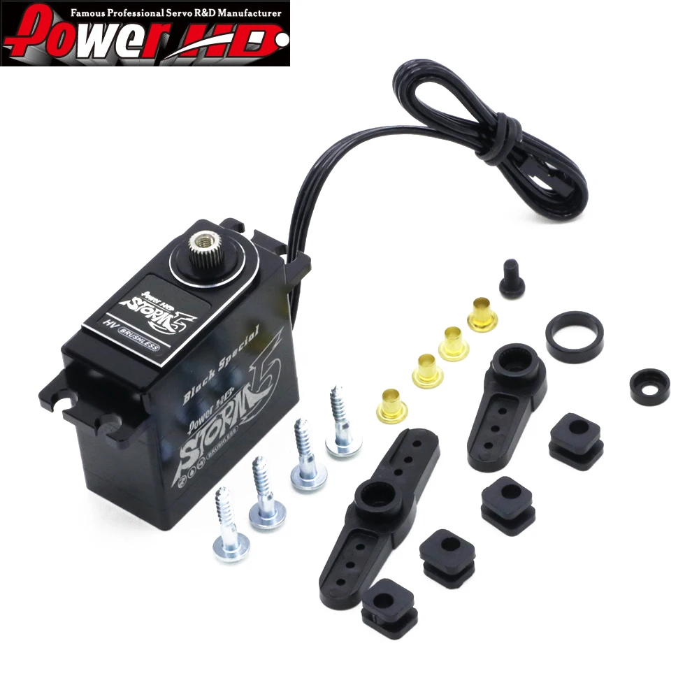 

Hot RC Servo,1set Power HD (STORM-4+STORM-5) Digital Servo/ The more oil 1/8 Brushless Set