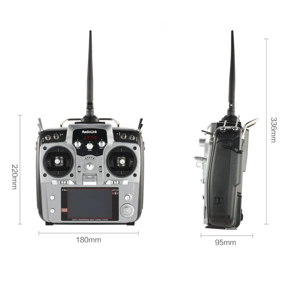 radiolink AT10 II 2,4 ГГц 12CH передатчика радиоуправляемой модели к компьютеру с R12DS приемник PRM-01 Напряжение возврата модульная батарея для радиоуправляемого квадрокоптера RC