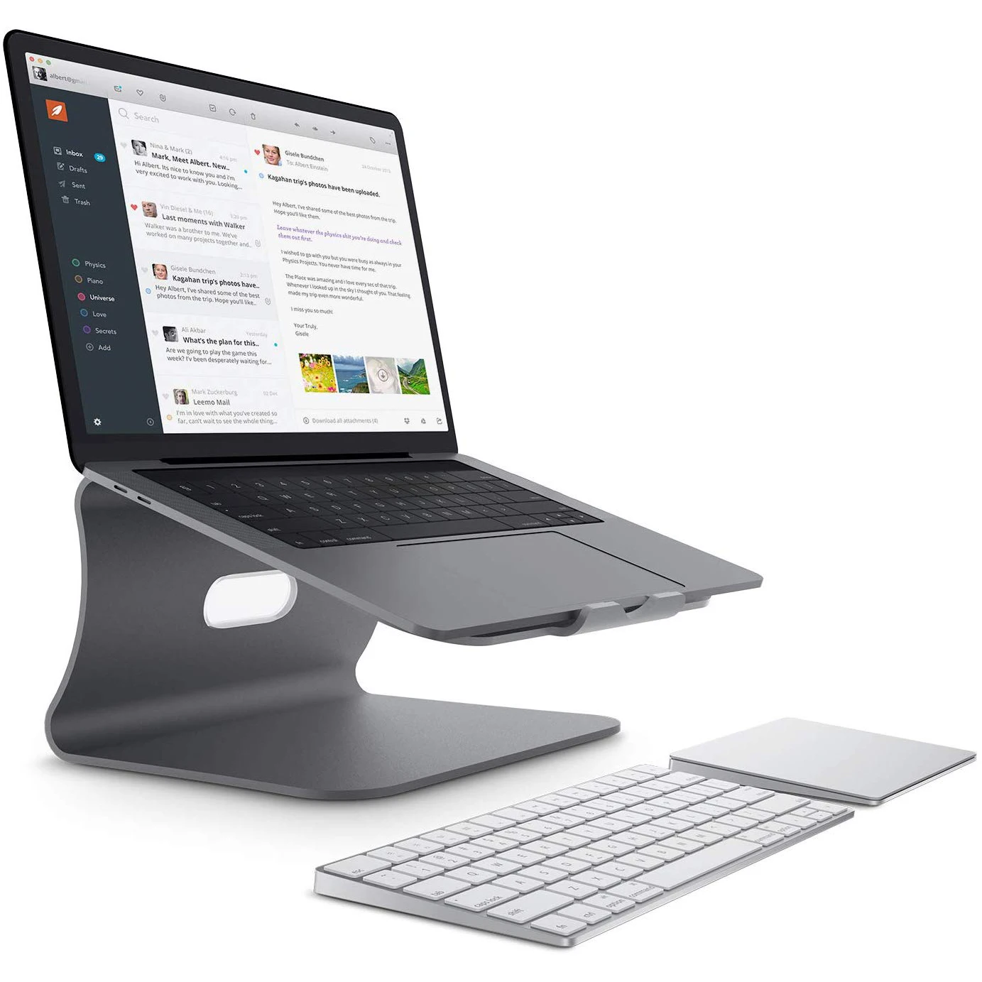 Алюминиевый охлаждающий держатель для ноутбука Apple MacBook Pro ASUS hp lenovo samsung sony Dell 11 ''-16'' ноутбук