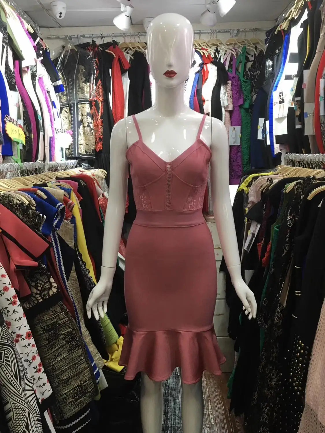 Newest Ladies Sexy Sleeveless Backless A Line Women Bandage Dress Designer Fashion Evening Party Dress Vestido