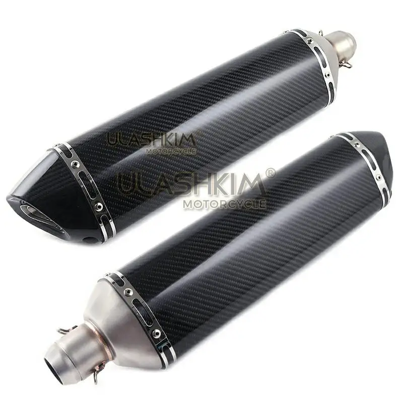 57 см мотоциклетные Akrapovic выхлопной глушитель полный Системы слипоны для YAMAHA TMAX T-MAX 500 530 TMAX530 TMAX500 2008