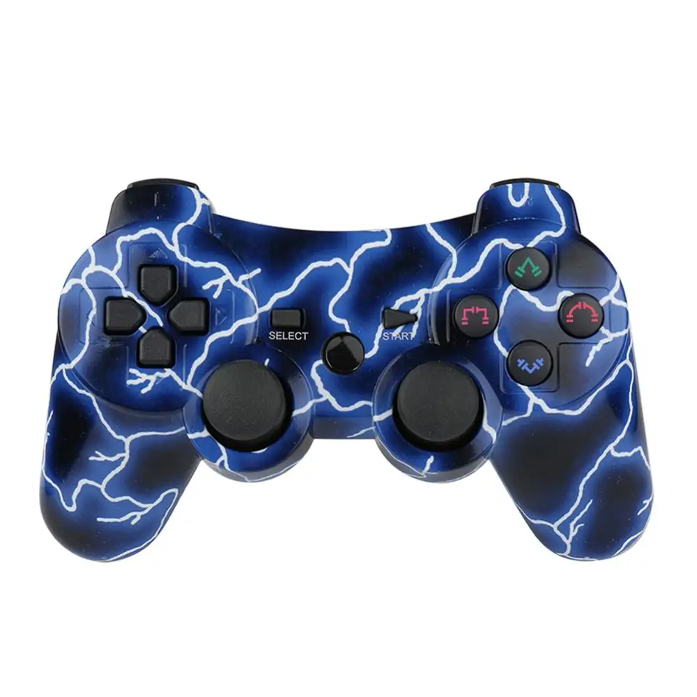 K ISHAKO для PS3 контроллер беспроводной двойной шок геймпад для Playstation 3 Пульт дистанционного управления, Sixaxis PS3 контроллер с зарядным кабелем