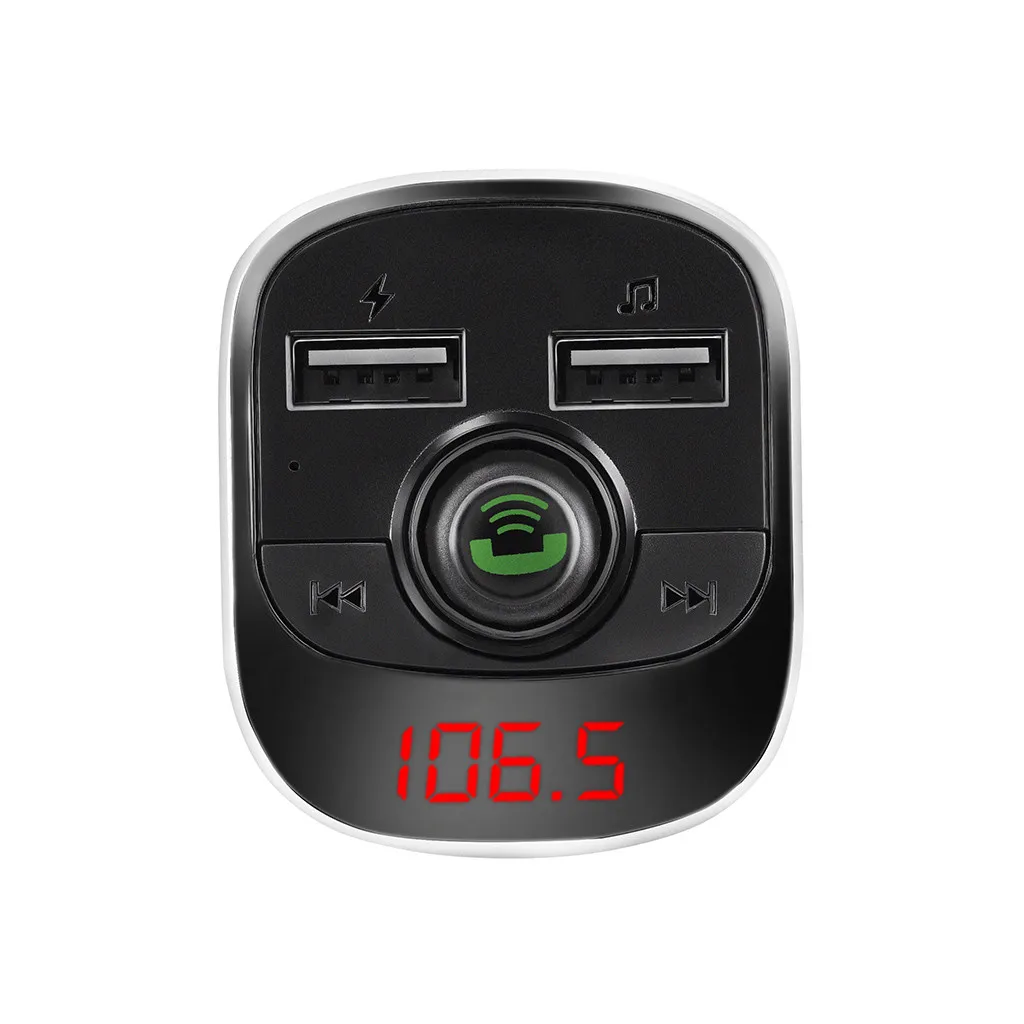 Usb музыкальный плеер MP3 воспроизводитель mp3 плеер A2DP автомобильный комплект беспроводной fm-передатчик Громкая связь воспроизведение музыки Поддержка TF карты/U D