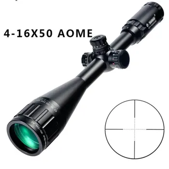 

KANDAR 4-16x50 AOE Mil-dot Reticle RifleScope Locking Resetting Full Size Hunting Rifle Scope Tactical Optical Sight