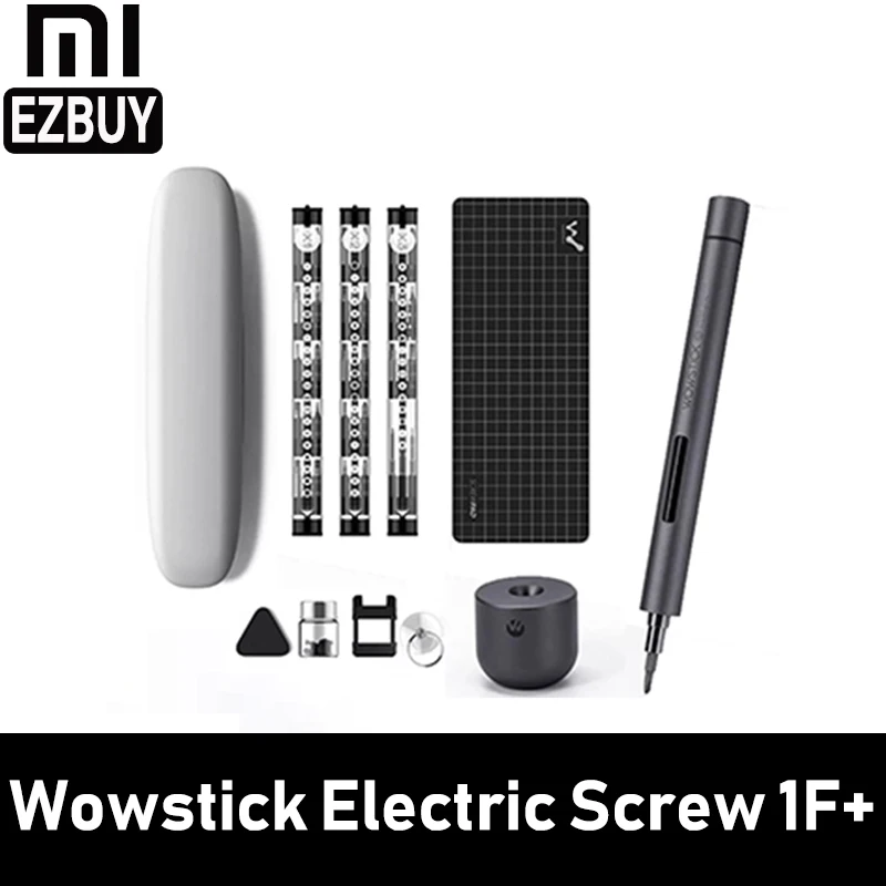 XIAO mi jia Wowstick 1F+ 64 в 1 Электрический винт mi driver Беспроводная литий-ионная Зарядка светодиодный шуруп mi jia driver kit