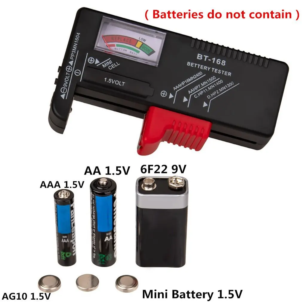 BT168D LCD Smart Digital Batterietester Elektronischer Batterieleistungsmes Heiß 