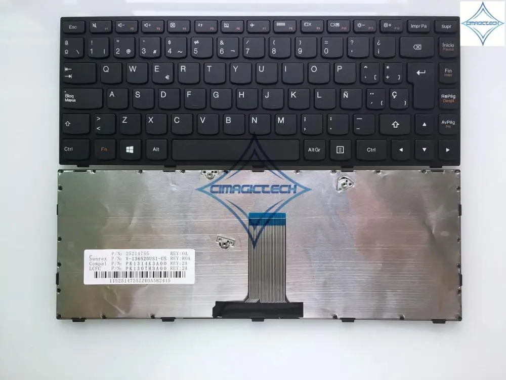 Новинка для Lenovo G40 g40-30 g40-45 G40-70 G40-75 G40-80 n40-70 n40-30 Flex 2 SP Клавиатура ноутбука с рамкой |