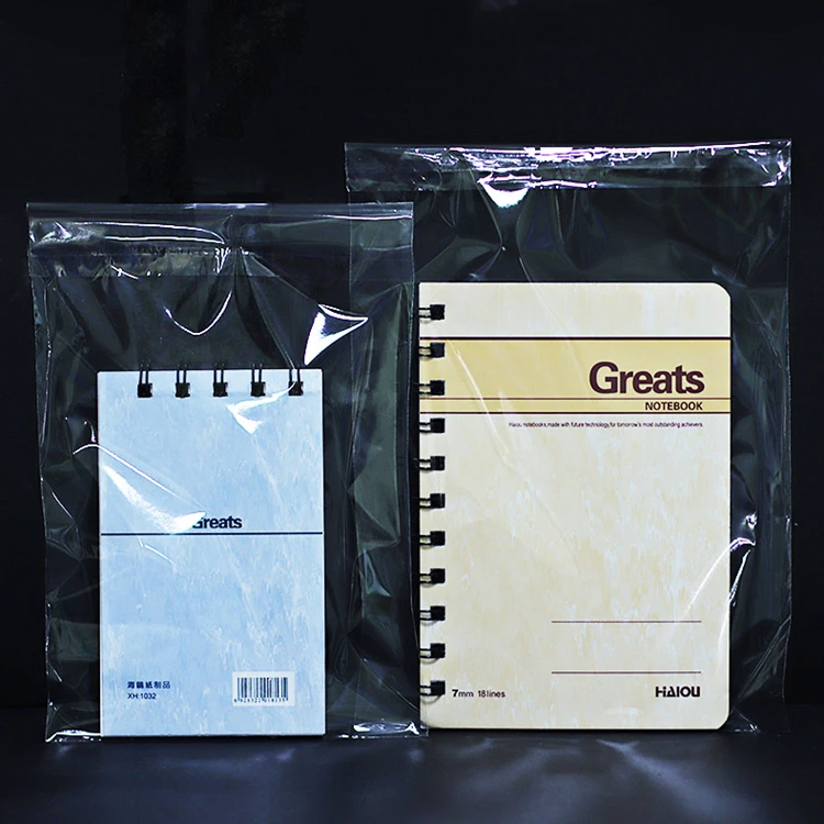 100PC/투명 대형 유리 OPP 종이 봉투, 셔츠, 티셔츠, 문구 및 선물 포장용 자체 접착 봉인 보석 가방