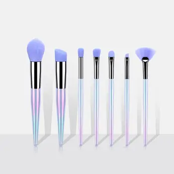 

7pcs/Set Professional Makeup Brushes Ergonomic Design for Comfortable Holding Travel Foundation Face Eyes Powder Cosmetic