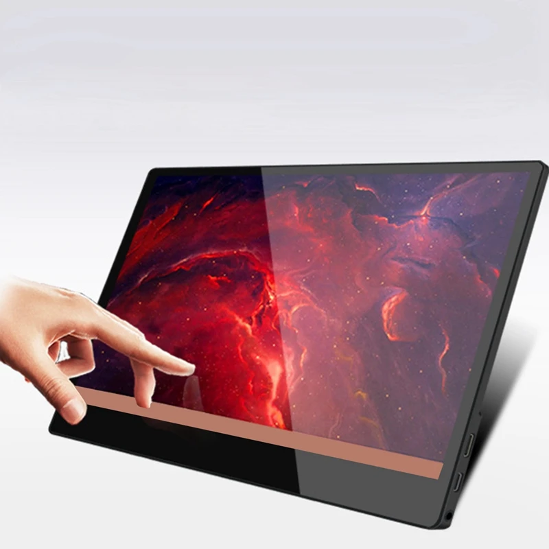  13.3 Inch Type C 5V Portable HDR Gaming HDMI Press Monitor for PS4 XBOX NS Ones PC Laptop US Plug