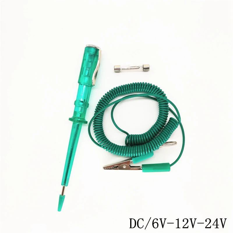 

New Car Circuit Tester DC 6V 12V 24V Voltage Auto Vehicle Gauge Test Light Measuring Pen Tester car repair tool battery tester