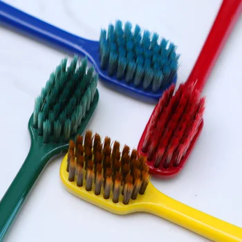 

4pcs Shovel Toothbrush Deep Cleansing Tooth Brush Slim Rainbow Portable Teeth brush Adult Wide Head Eco Friendly Tougue Cleaner
