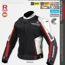 Новое поступление для Komine куртка JK-092 Мотокросс Обувь с дышащей сеткой куртка беговые Мотоцикл Racing Knight для верховой езды куртка