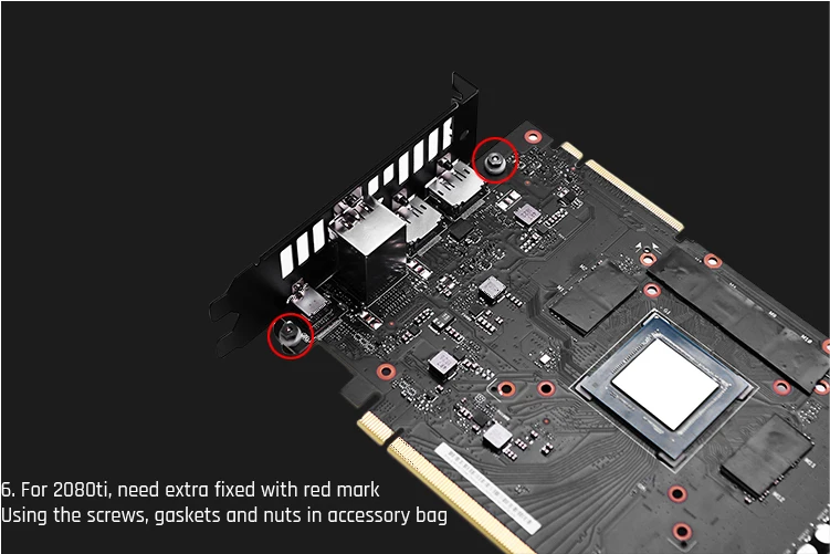 Barrowch FB-ASS2080T-PA цифровой термометр блоков GPU 5v 3pin Алюминий сплав Панель, для Asus Rog Strix RTX2080/2080Ti