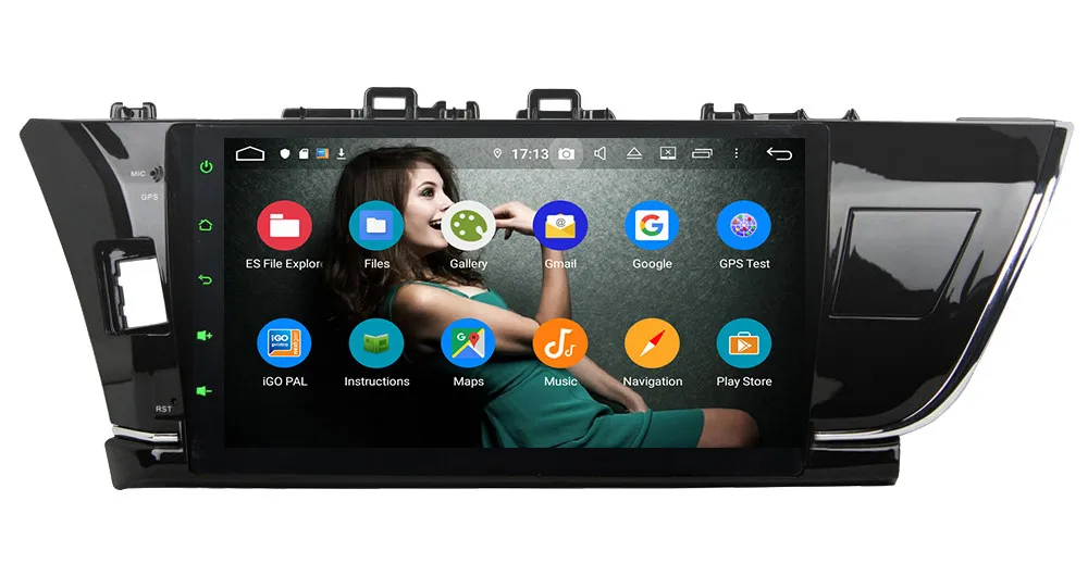 Klyde 10," ips 4G Android 9,0 Восьмиядерный 4 Гб ОЗУ 64 Гб ПЗУ DSP BT автомобильный DVD мультимедийный плеер радио для Toyota Corolla 2013