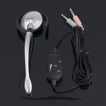 

USB Single Earpiece Convertible Office Headset NEW