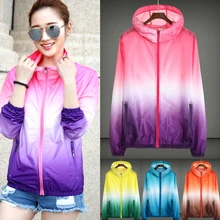 Куртки с капюшоном, защита от солнца, тонкая молния, защита от солнца, быстросохнущее дышащее пальто C55K, распродажа