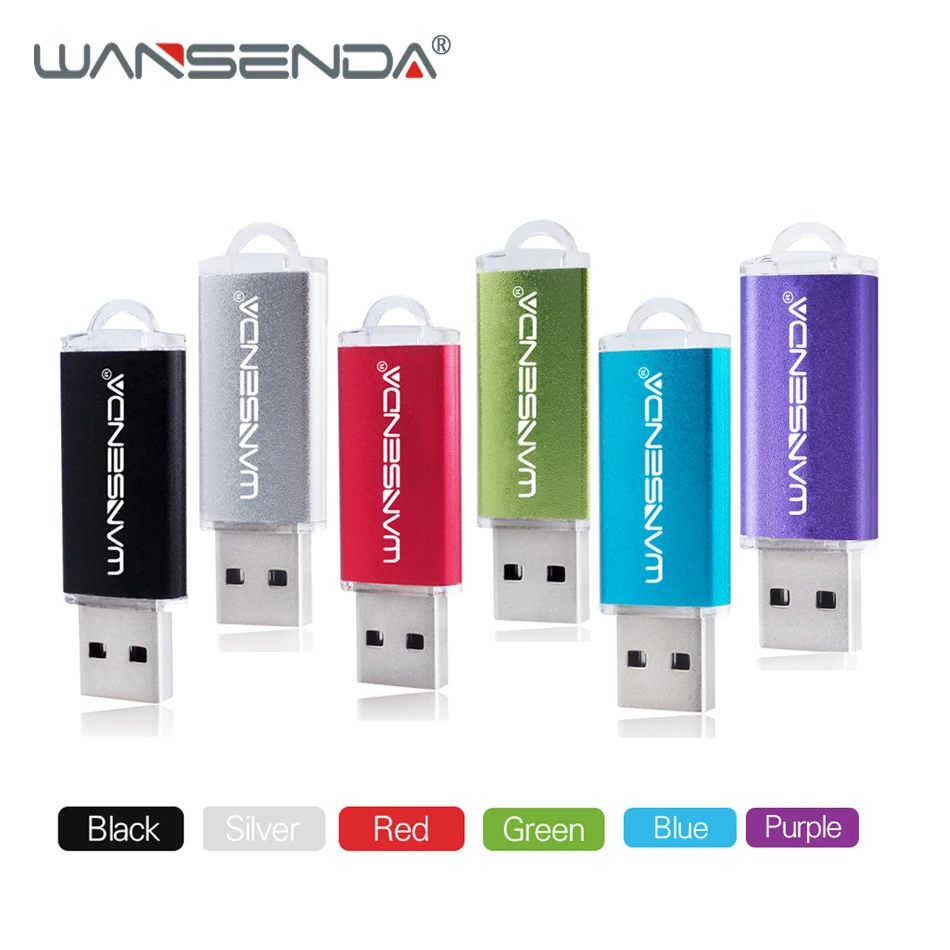 

WANSENDA mini Pendrive USB 2.0 Flash Drive 32GB 64GB External Storage Pen Drive 16GB 128GB 256GB USB Flash Drive Memory Stick