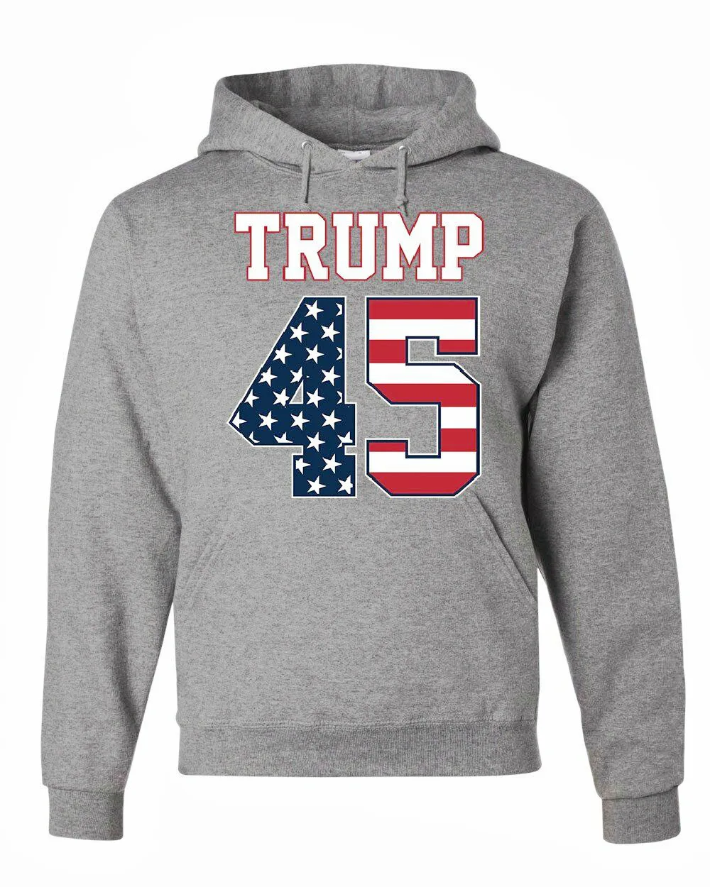 Trump 45 Sweatshirt The 45th President Political Stars and Stripes Sweater 