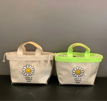 

2020 nian Han Feng PVC Canvas New Fashion and Trends in the Color Printing Pattern Letters Laptop Messenger Bag