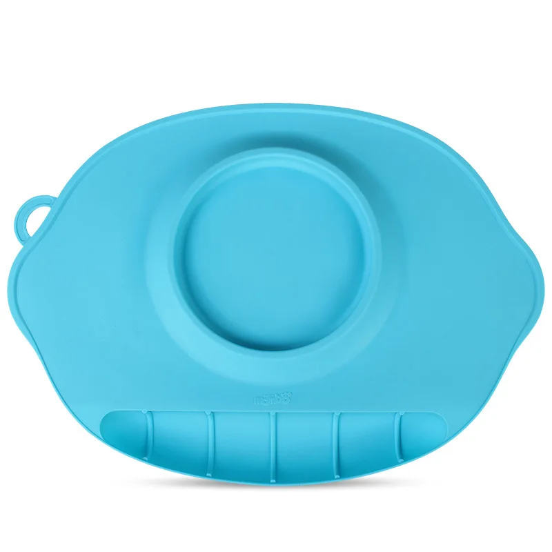 Children Silicone Placemat Waterproof Baby Integrated Tableware Suction