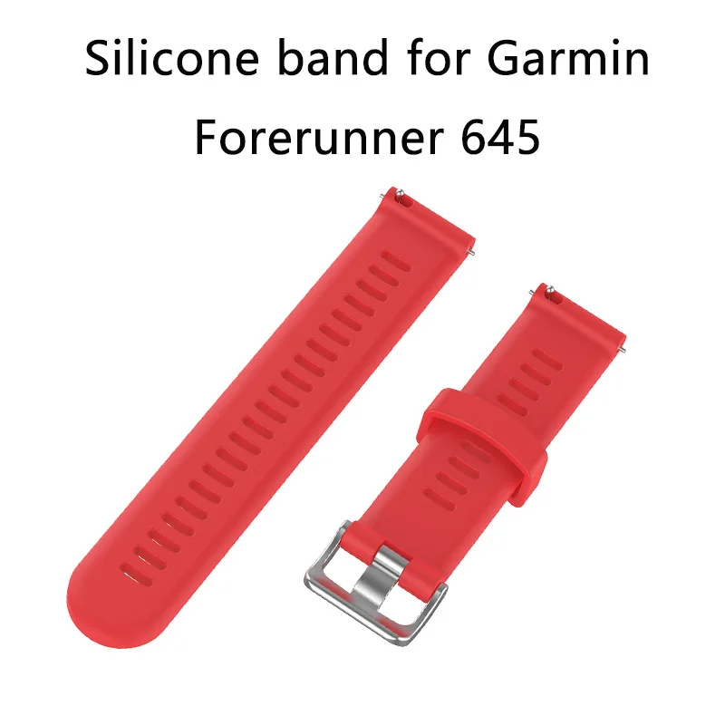 Силиконовый ремешок для Garmin Forerunner 245 645 музыка vivoactive 3 тренажер Смарт-часы аксессуары ремешок браслет мягкий