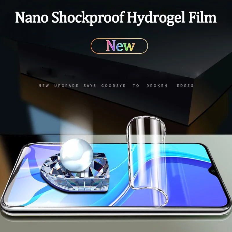 Hydrogel Film for Xiaomi Redmi Note 10 9 8 7 Pro 9S 8T Screen Protector Film For Redmi 9 9T 9C NFC 9A 9AT 8 8A 7A 6 iphone screen protector