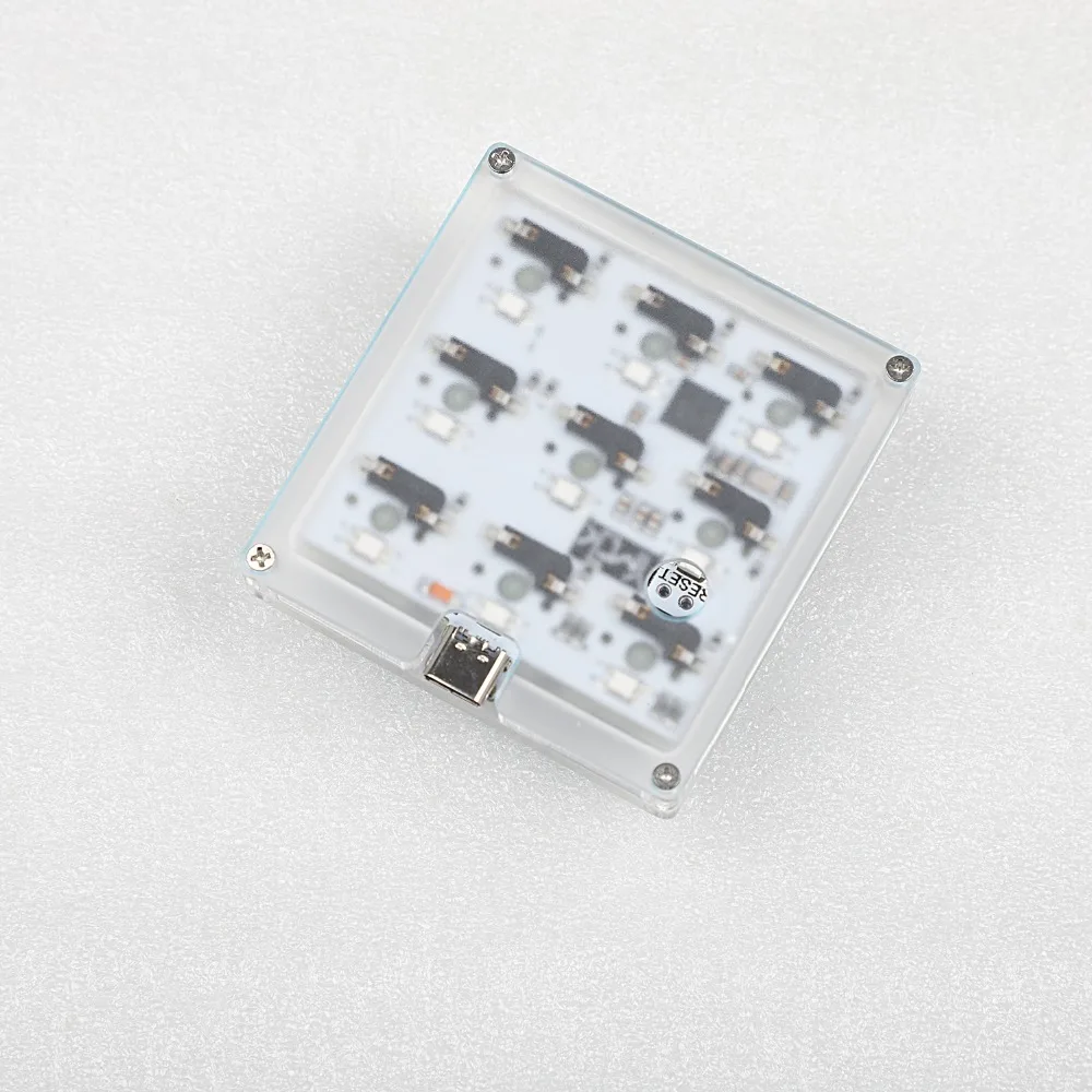 jogos, Photoshop, 9 Key, QMK, Hotswap, YMDK, Suporte RGB, Função Macro