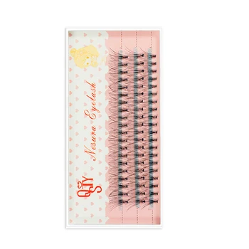 

QSTY Natural Soft False Eyelash Extension Deluxe Lashes Russian Volume Flase Eyelashes Fans 20D Eyelashes Makeup Mink Cilias