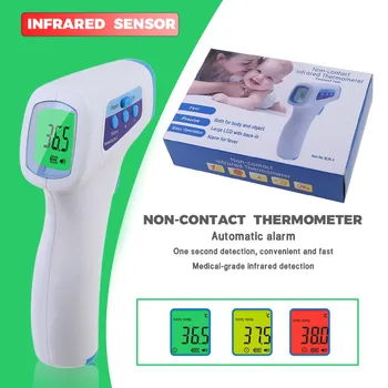 

Digital Laser Infrared Thermometer Non Contact Forehead Body Pyrometer Muti-fuction LCD Temperature Measurement For Baby Adult