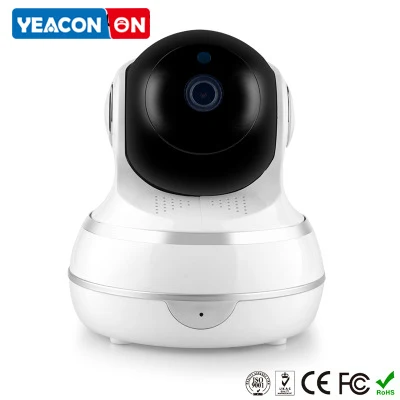 US plug Wifi камера безопасности CCTV камера детский монитор Pet камера WiFi Беспроводная ip-камера ночного видения с пультом дистанционного просмотра - Цвет: US plug